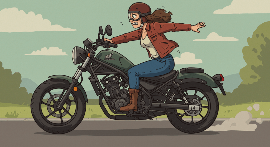 足つきが悪いと感じるライダーの声