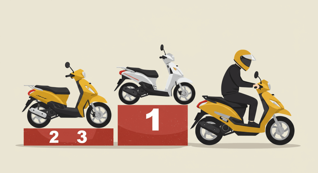 ディオ110は他車比較で劣る部分がある