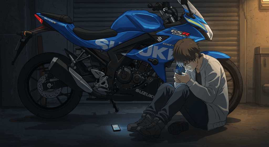 GSX250FXの見た目がダサいと言われて傷ついた話