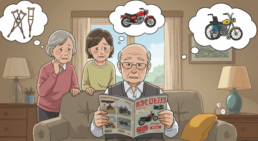 高齢者がバイクをやめとけと言われる理由