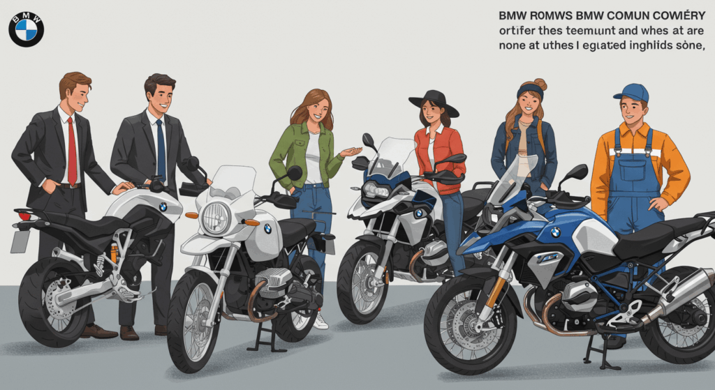 BMWバイクに乗ってる人の年収と口コミ
