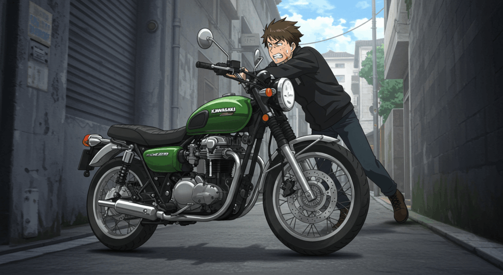 W650は重くて辛いと感じる現実
