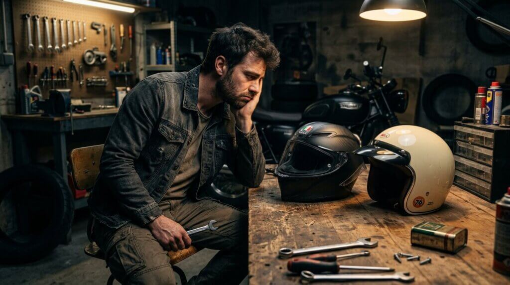 ジェットとフルフェイスのヘルメットの後悔