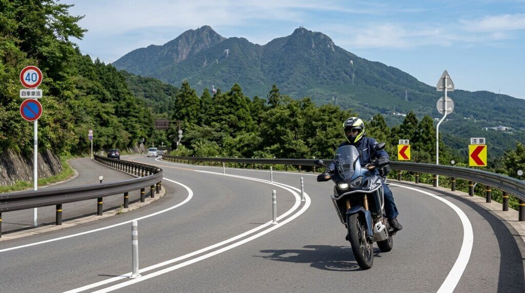 筑波山エリアの通行規制と安全な走り方