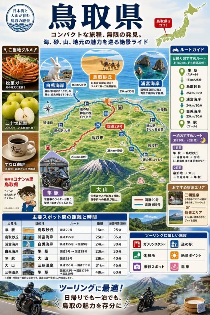 鳥取県おすすめツーリングスポット