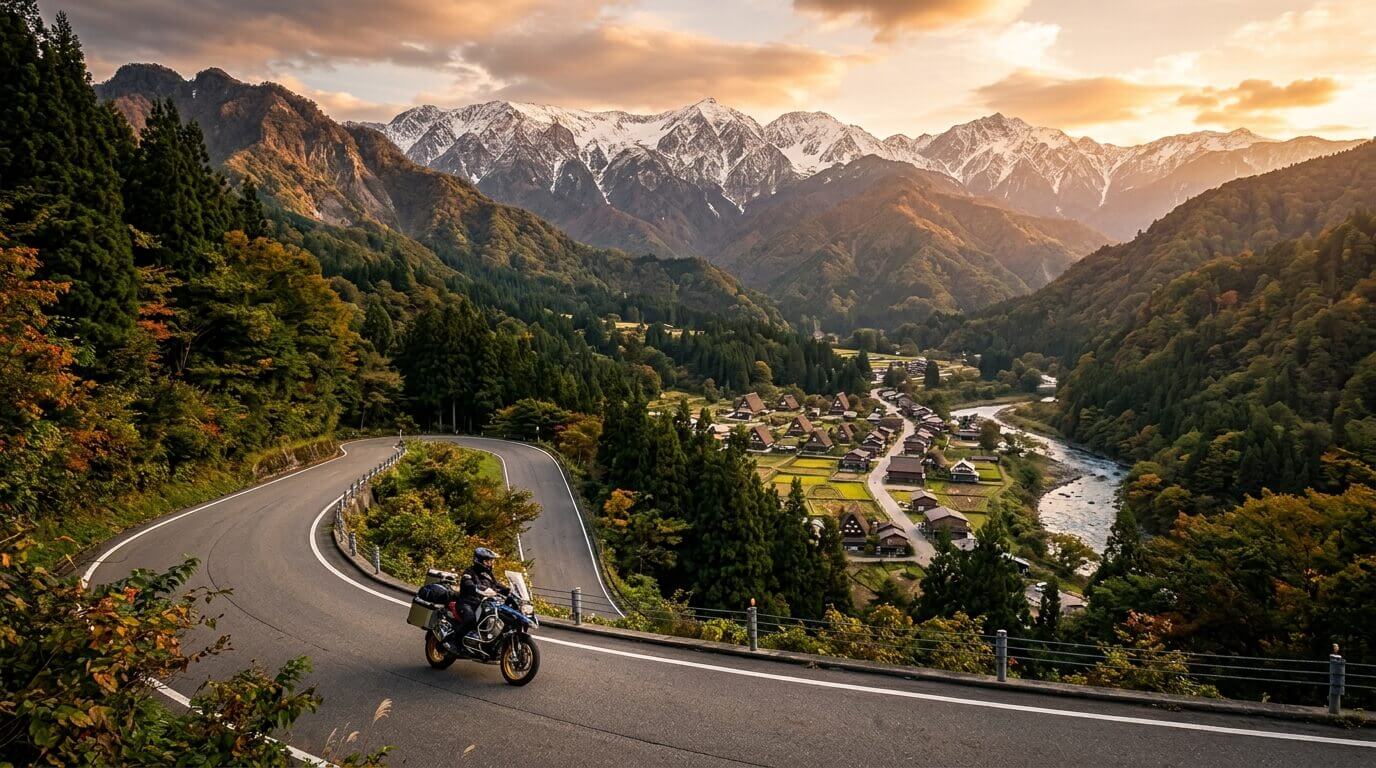 岐阜県のツーリングスポット