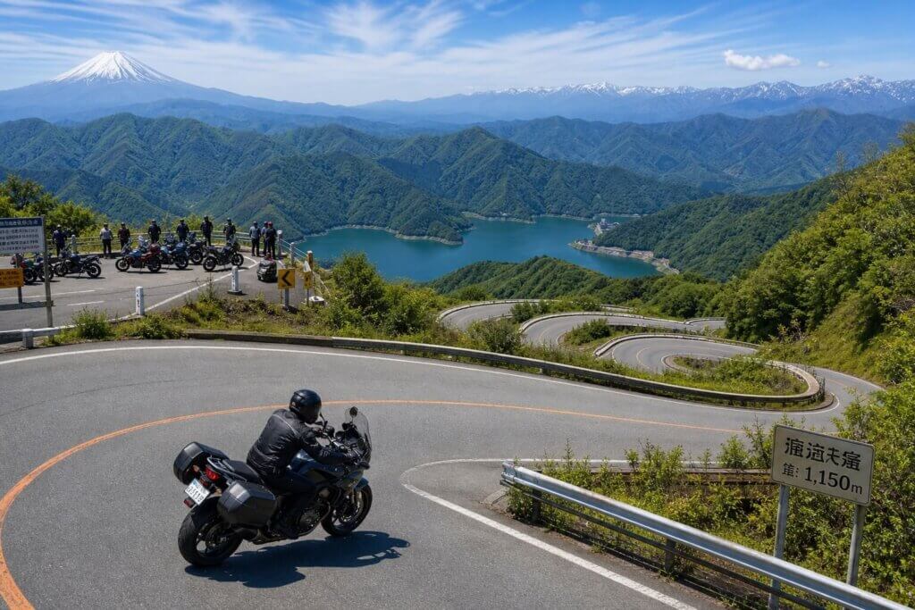 奥多摩周遊道路バイクで走る絶景ワインディング