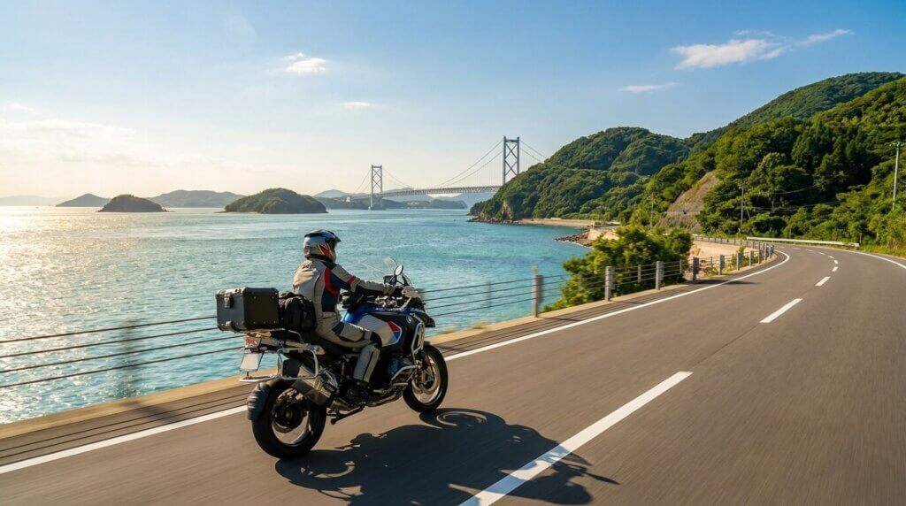 淡路島は定番の絶景シーサイドルート
