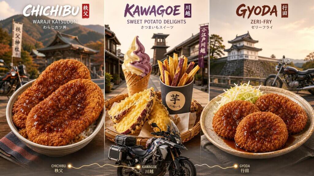 ライダーに人気の絶品ご当地グルメ3選