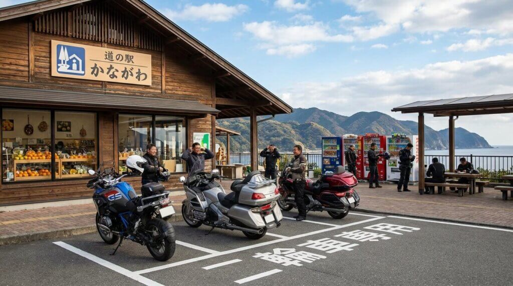 道の駅で休憩を楽しむ立ち寄りコース