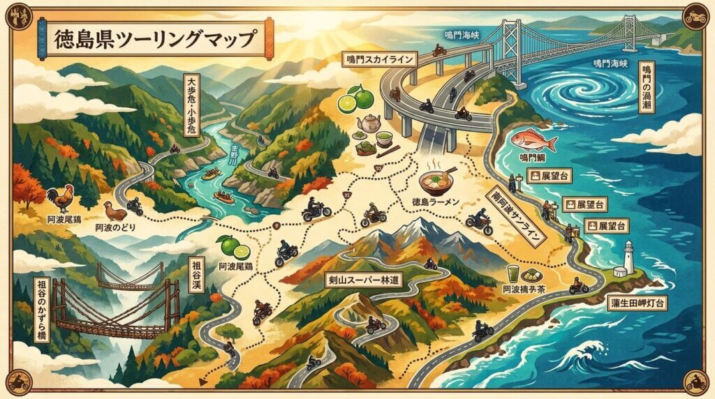 徳島県おすすめツーリングスポットまとめ