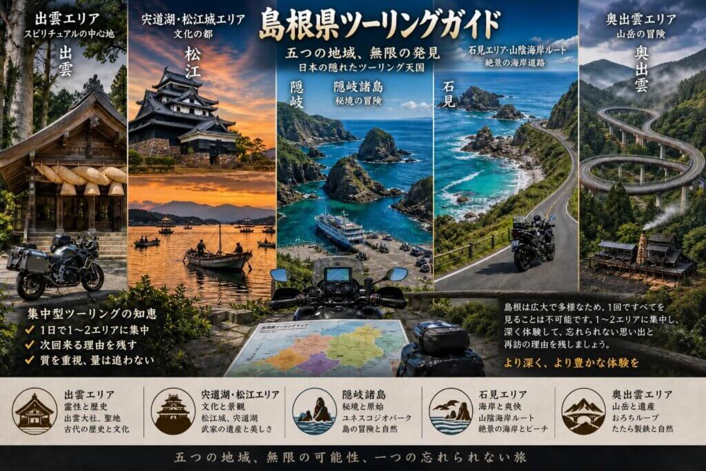 島根県おすすめツーリングスポットを巡る日帰りモデルコースまとめ