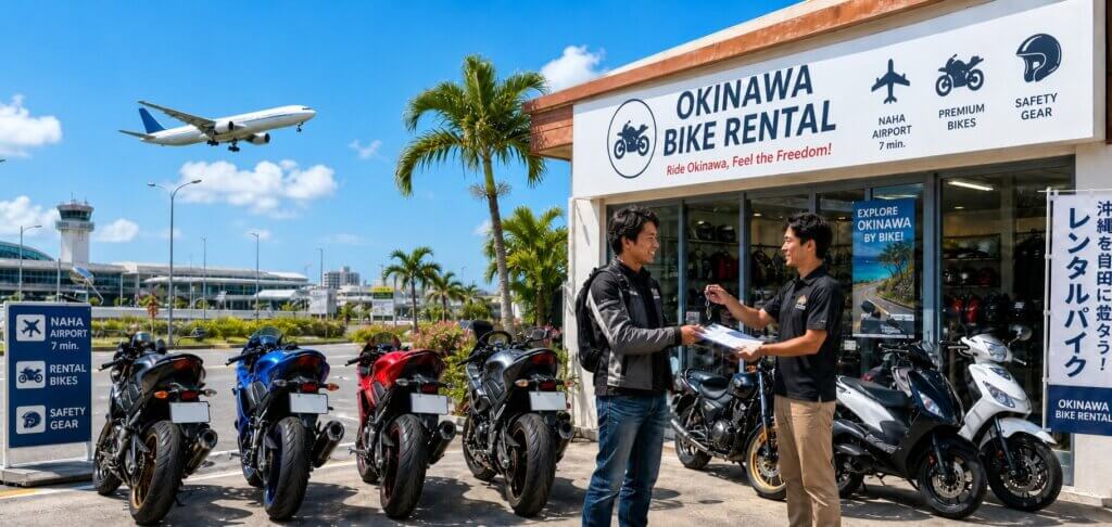 レンタルバイクの選び方と那覇空港周辺の店舗情報