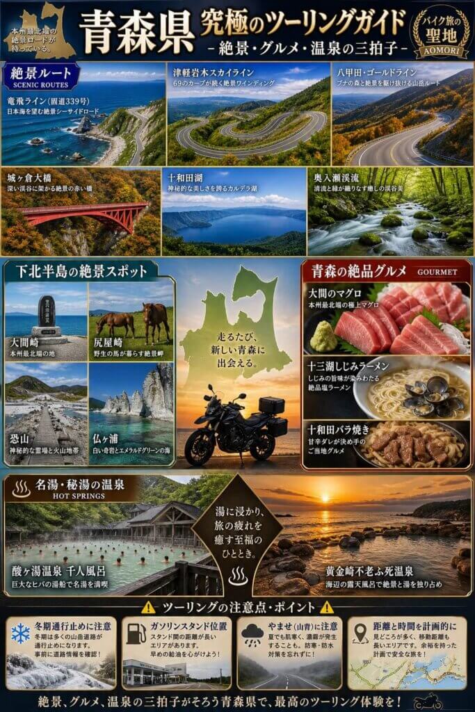 青森県のおすすめツーリングスポットまとめ