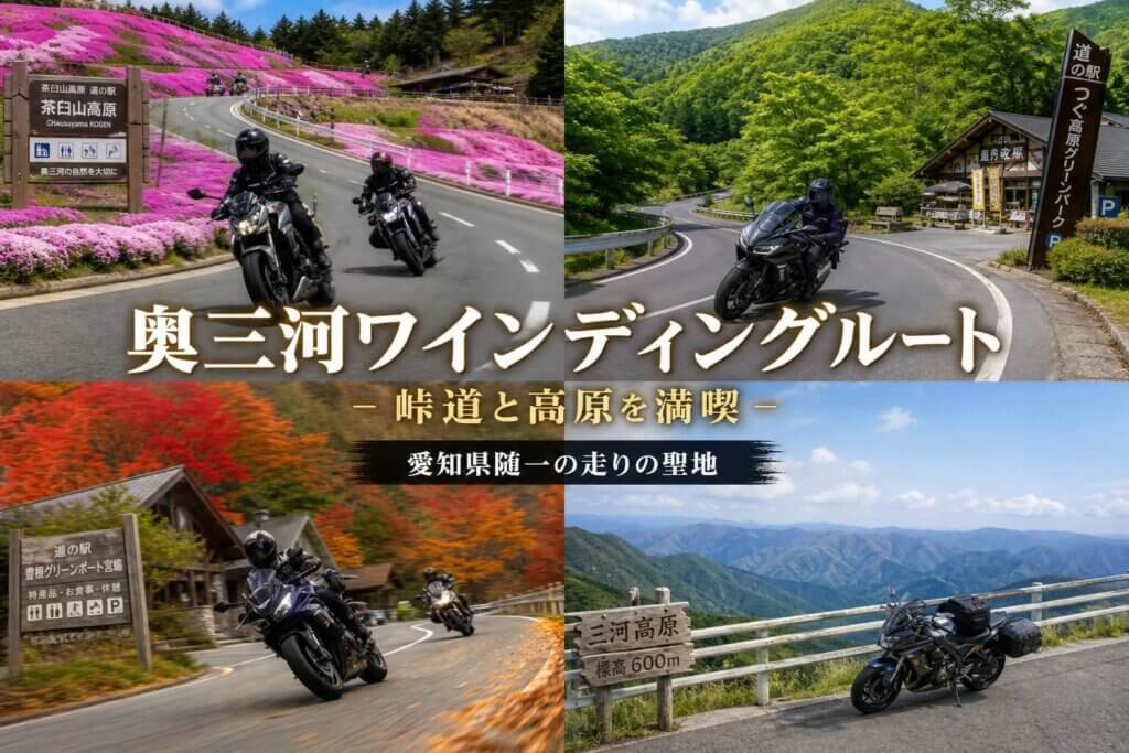 峠道と高原を満喫する奥三河ワインディングルート