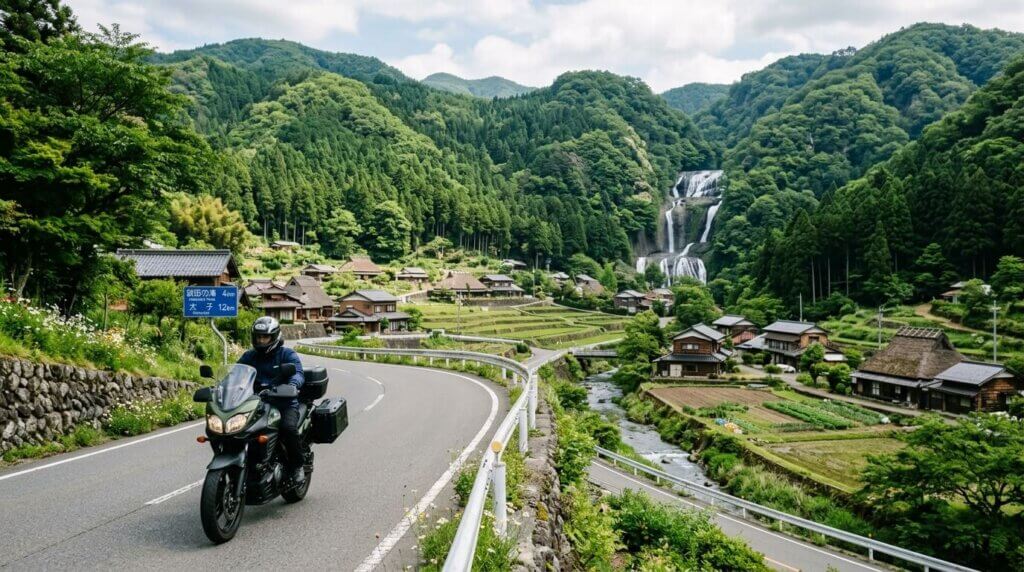 袋田の滝と奥久慈を巡る山里コース