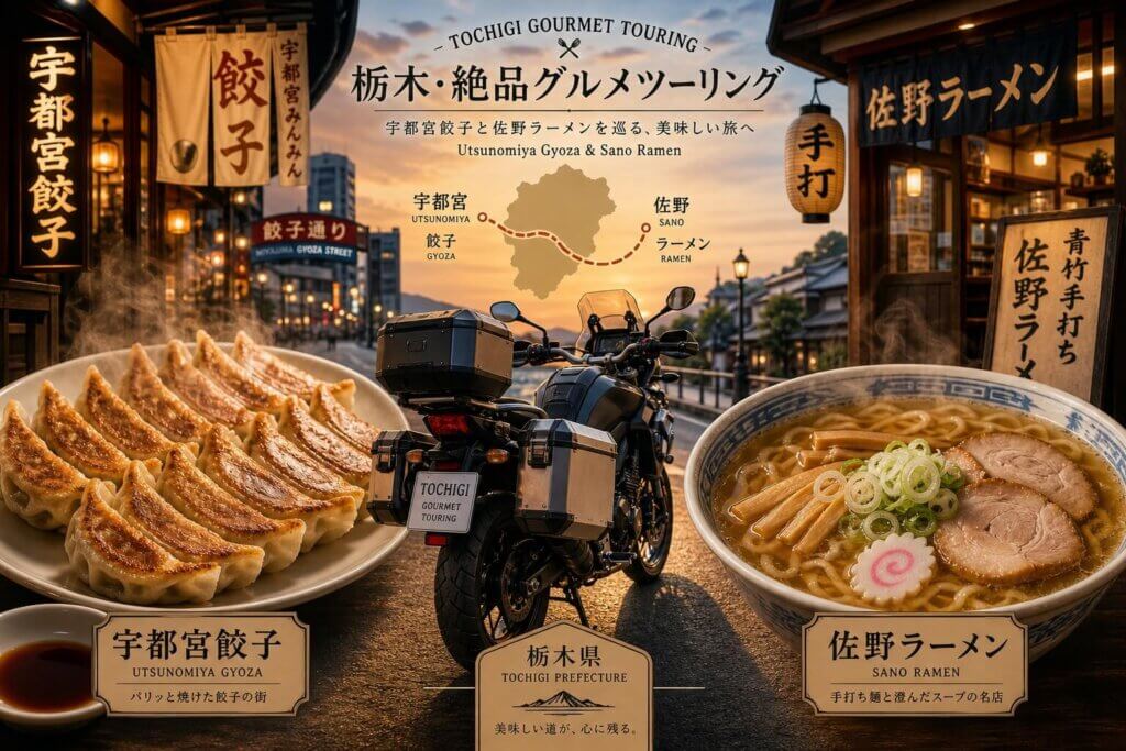 宇都宮餃子と佐野ラーメンのグルメルート