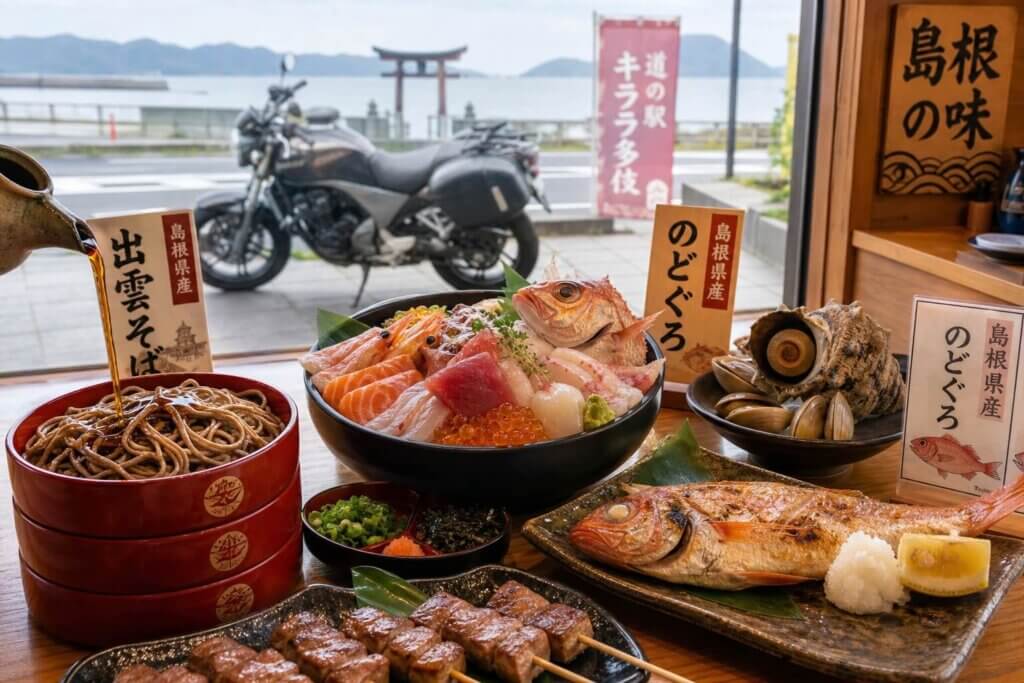 島根ツーリングで外せないご当地グルメと道の駅