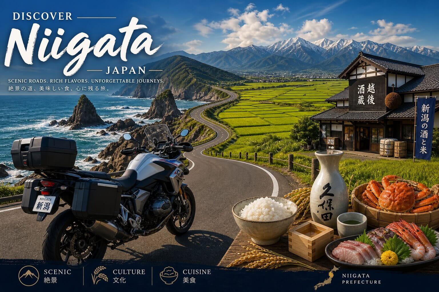 絶景とグルメを満喫！新潟県おすすめツーリングスポット完全版