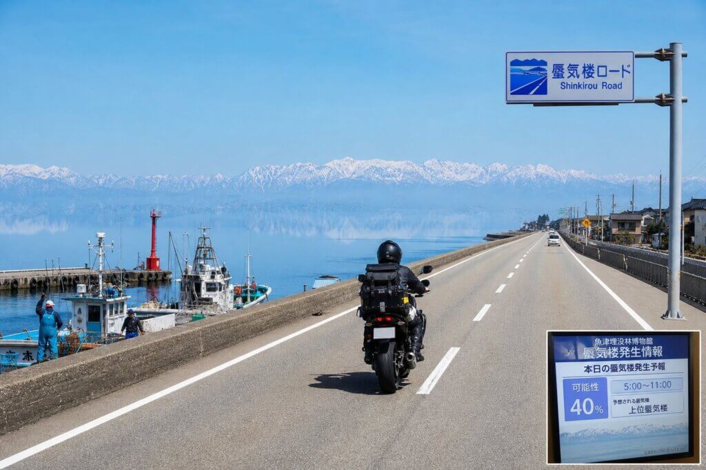 気楼ロードで走る富山湾岸絶景ドライブ