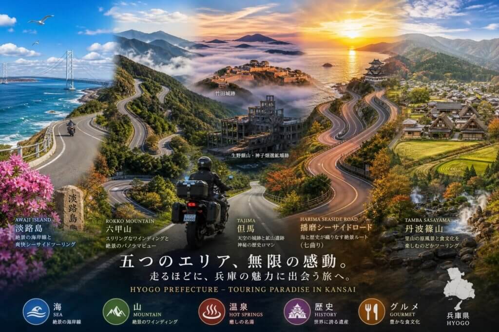 兵庫県おすすめツーリングスポットで最高の旅を