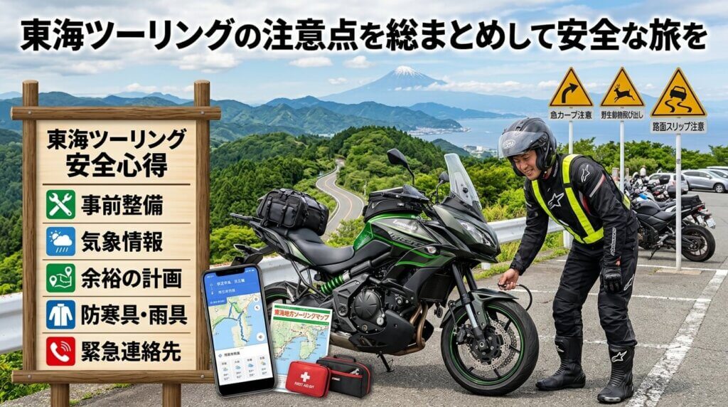 東海ツーリングの注意点を総まとめして安全な旅を