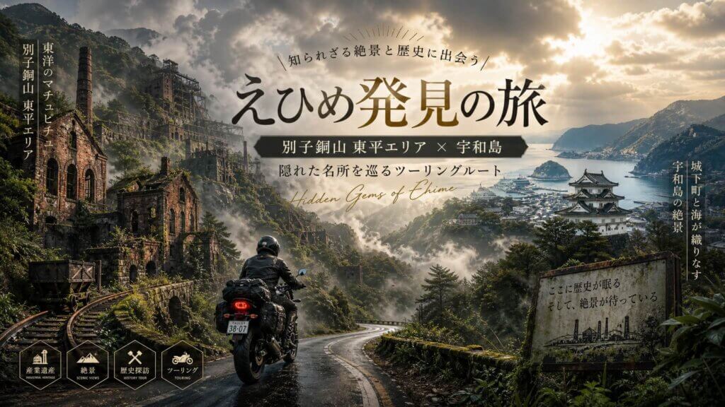 別子銅山東平地区と宇和島の穴場ルート