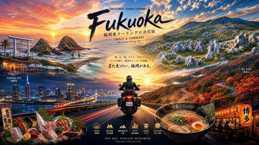 福岡県おすすめツーリングスポットで最高の一日を