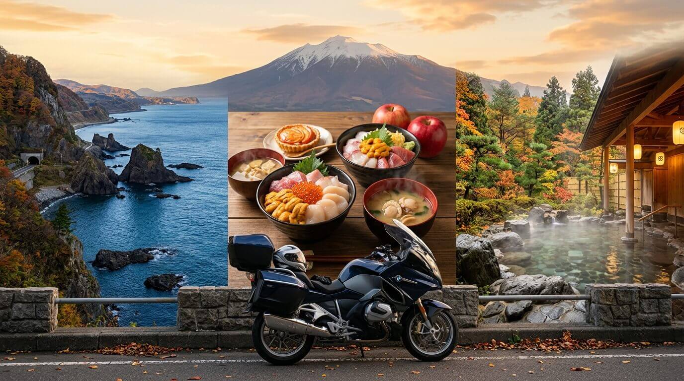 青森県のおすすめツーリングスポットを絶景・グルメ・温泉で厳選紹介