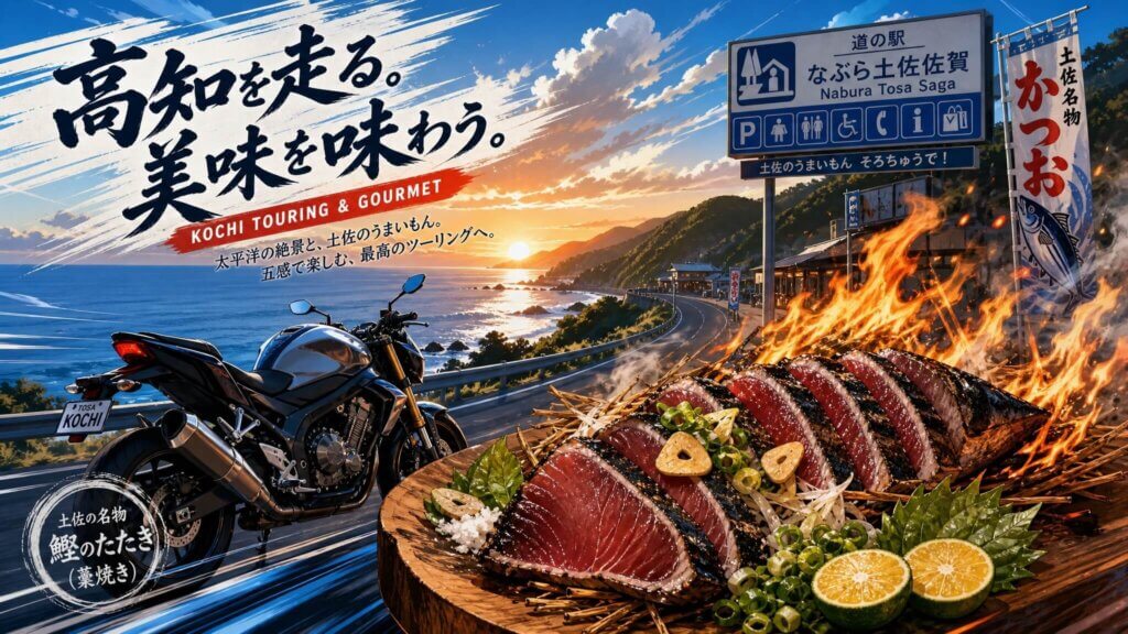 ツーリング途中に立ち寄りたい高知グルメと道の駅