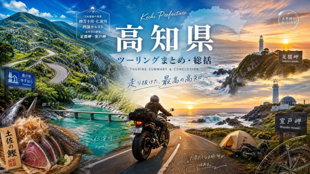 高知県おすすめツーリングスポットを巡る旅のまとめ