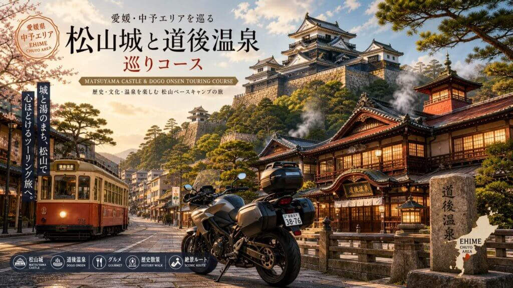 道後温泉と松山城を巡る中予エリアコース