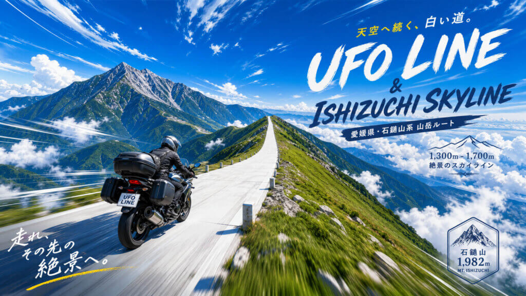 UFOラインと石鎚スカイラインの山岳コース