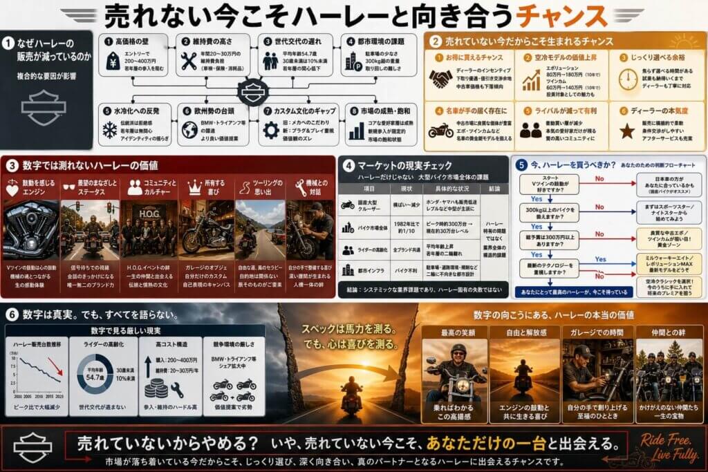 ハーレーダビッドソンが売れない今こそ自分の一台と向き合うとき
