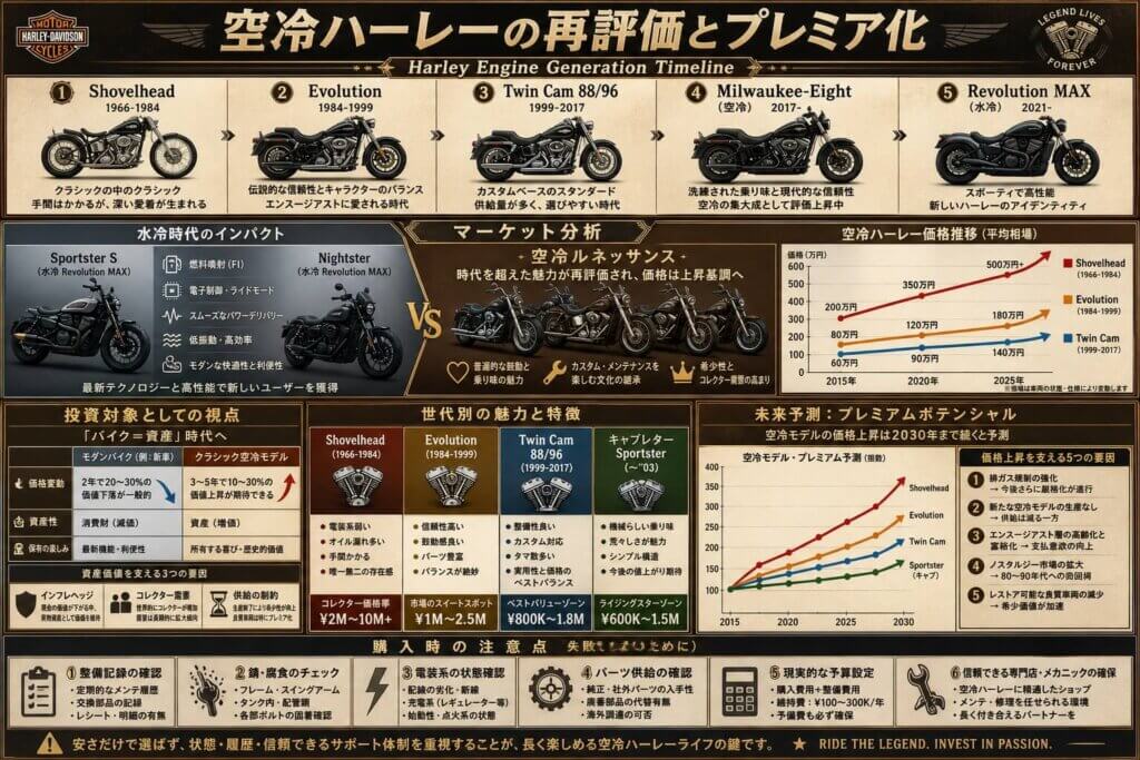 空冷ハーレーの再評価とクラシック人気の再燃