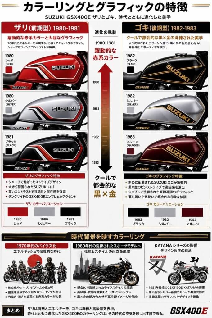 カラーリングとグラフィックの特徴
