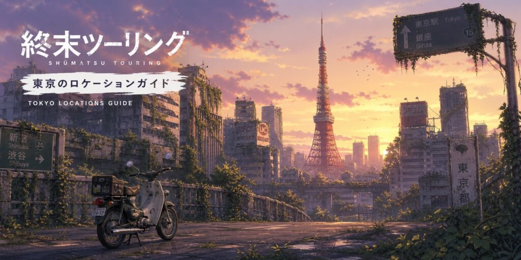 終末ツーリングで描かれる東京都の舞台と聖地スポット