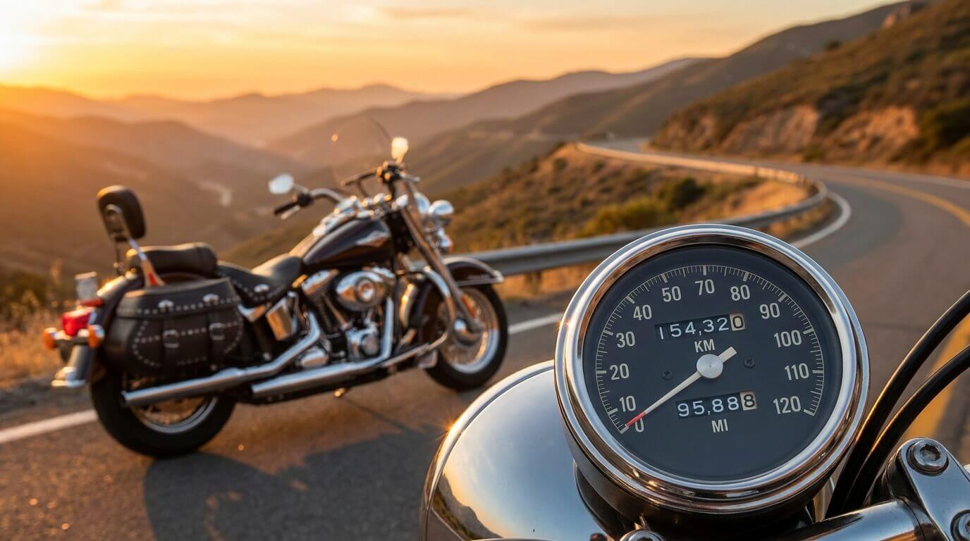 バイクの走行距離