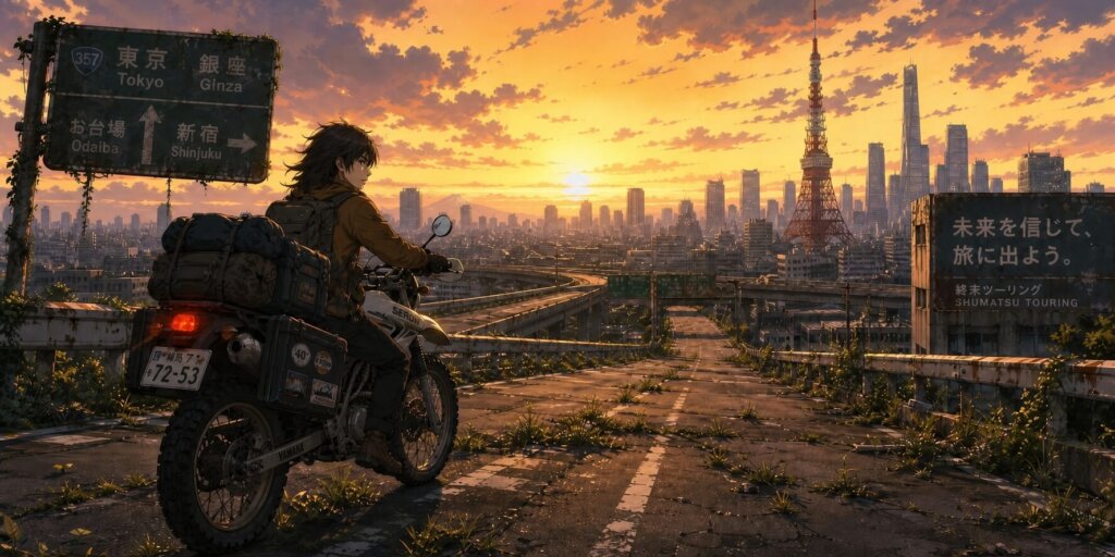 終末ツーリングの東京都を巡る聖地巡礼ルートと注意点