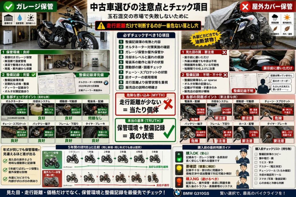 中古車選びの注意点とチェック項目