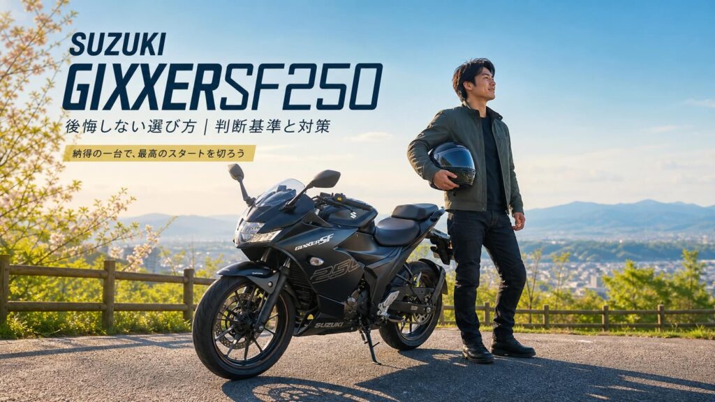 ジクサーSF250で後悔しないための判断基準と対策