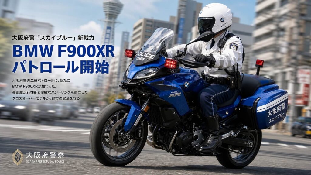 青バイに採用されたF900XR