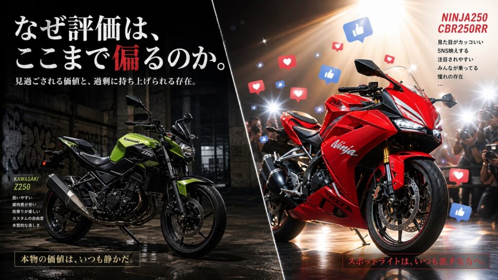 カウルなしのネイキッドというだけで損をしている