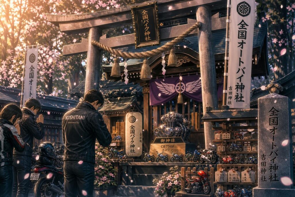 全国オートバイ神社(吉田神社)