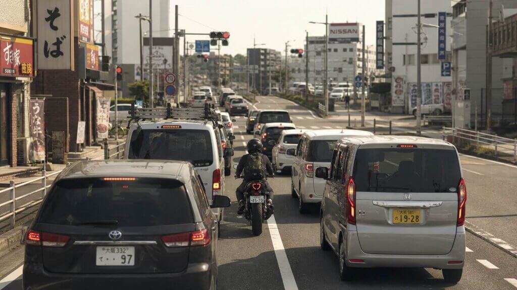 そもそもバイクのすり抜けとは何を指すのか